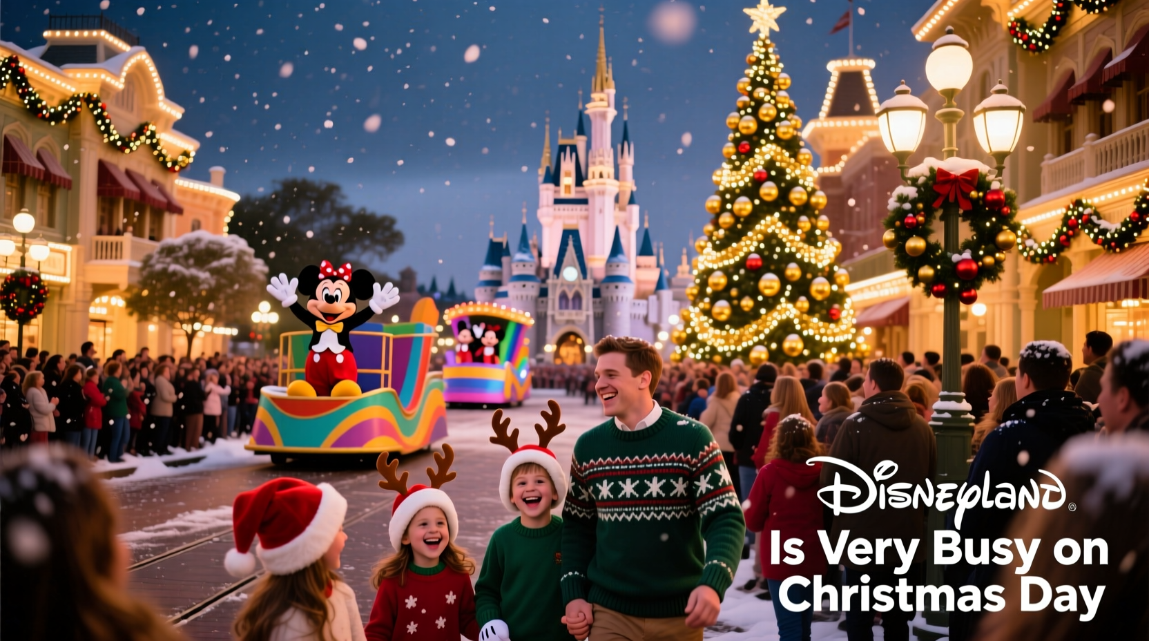 is disneyland busy christmas day