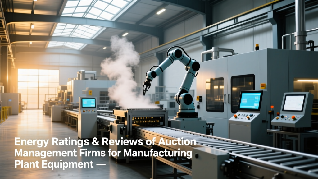 Energy Ratings & Reviews of Auction Management Firms for Manufacturing Plant Equipment