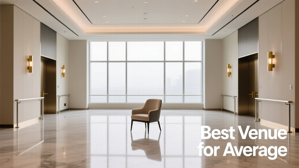 Best Venue for Average: Data-Driven Strategies to Maximize Value Without Premium Pricing