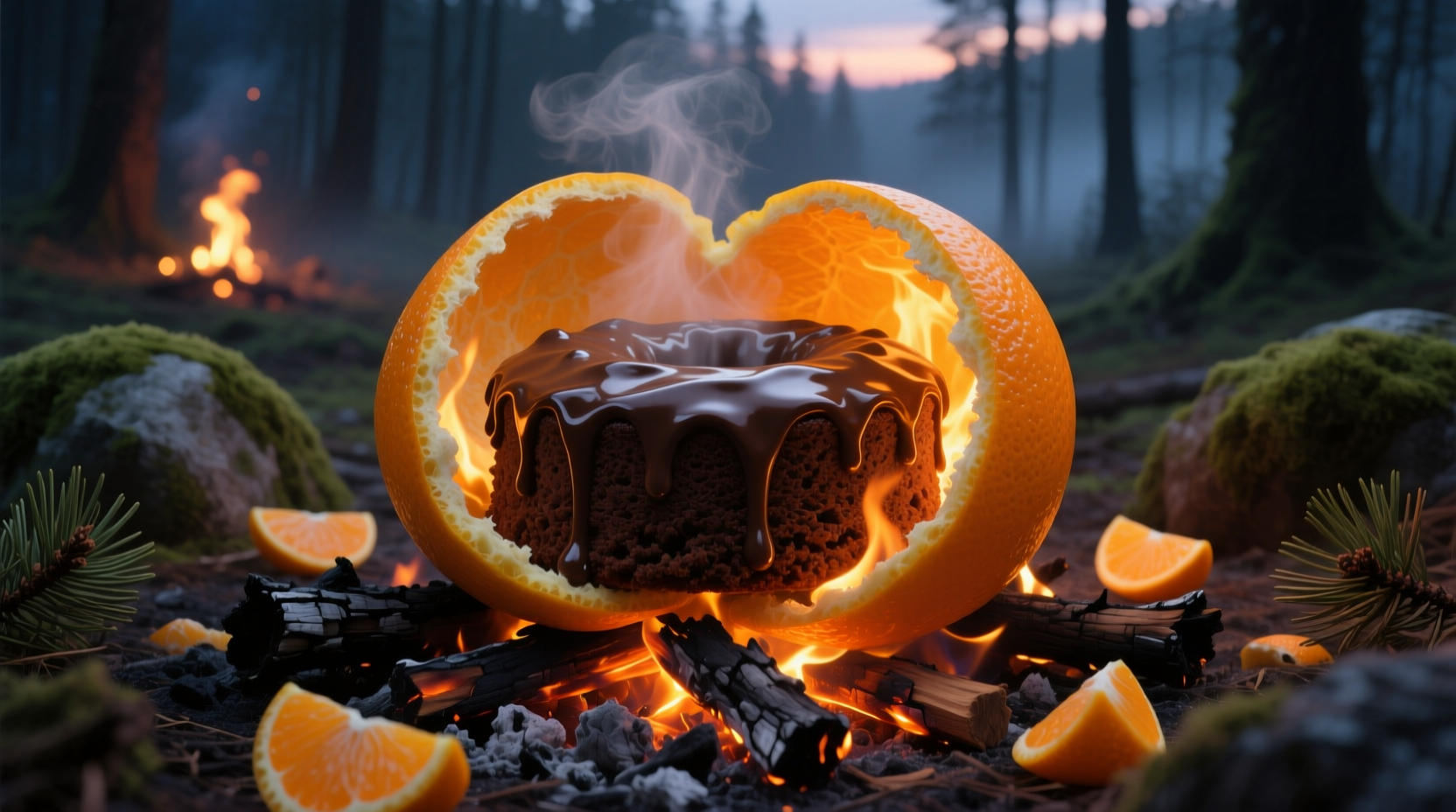 Bake a Cake Inside an Orange Peel for a Tasty Campfire: Science-Backed Method