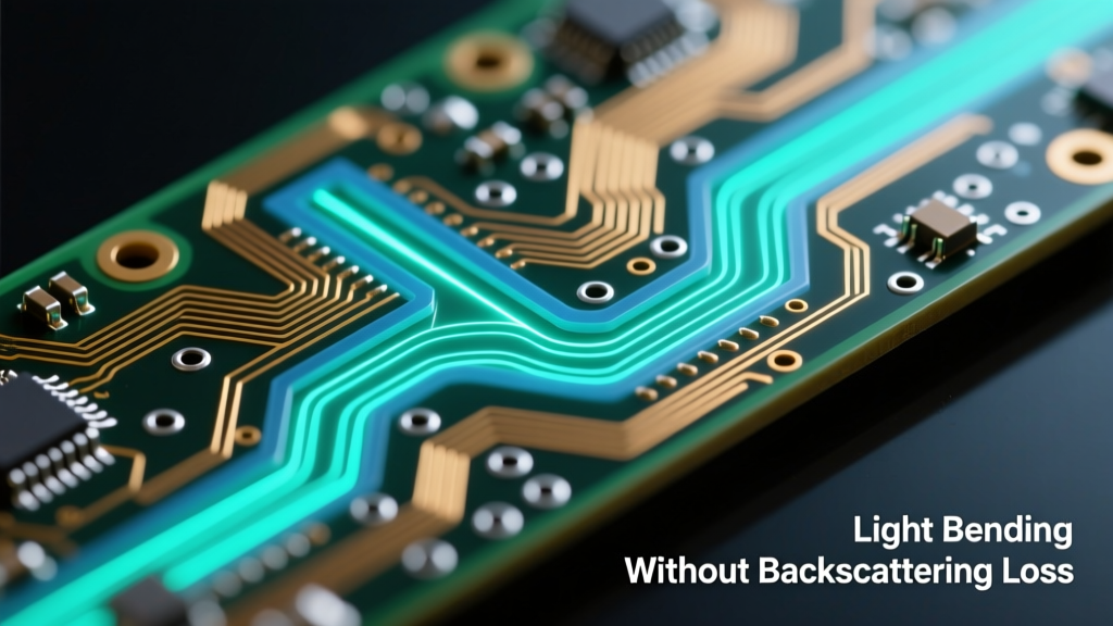 Bending Light Around Tight Corners Without Backscattering Losses: A PCB Layout Engineer’s Guide to Low-Loss High-Speed Routing