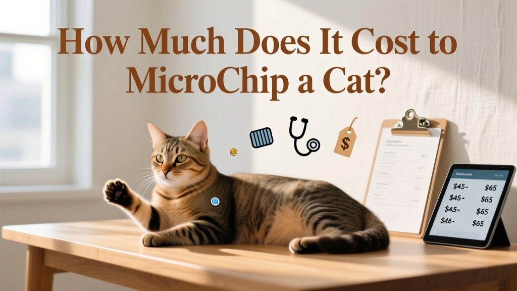 How Much Does It Cost to Microchip a Cat (2025 Price Guide)
