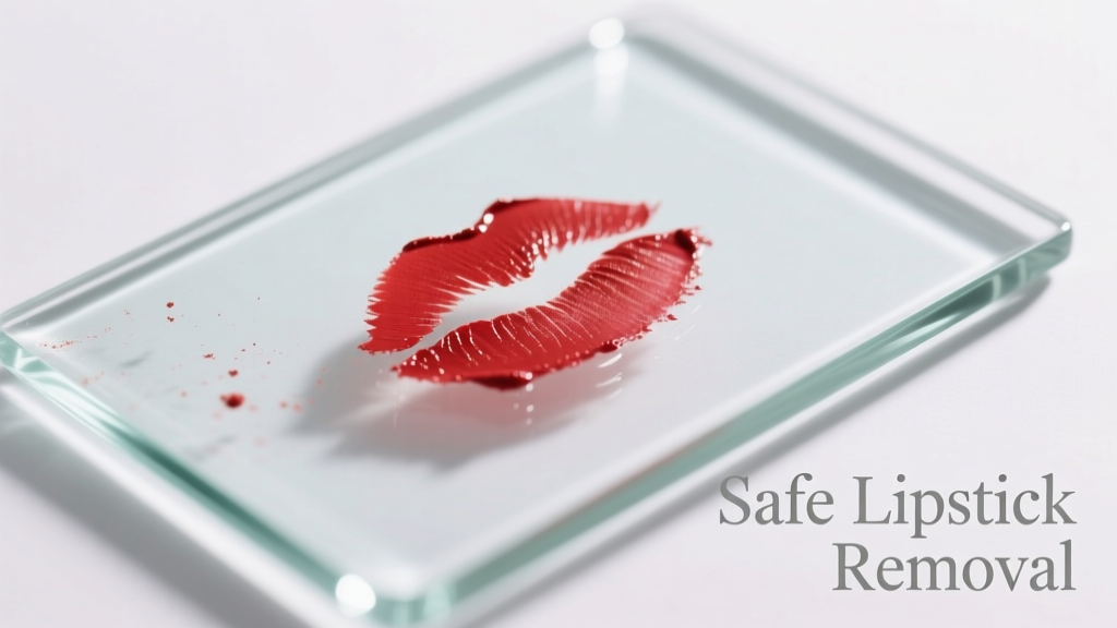 How to Remove Lipstick from Glass Surfaces Safely