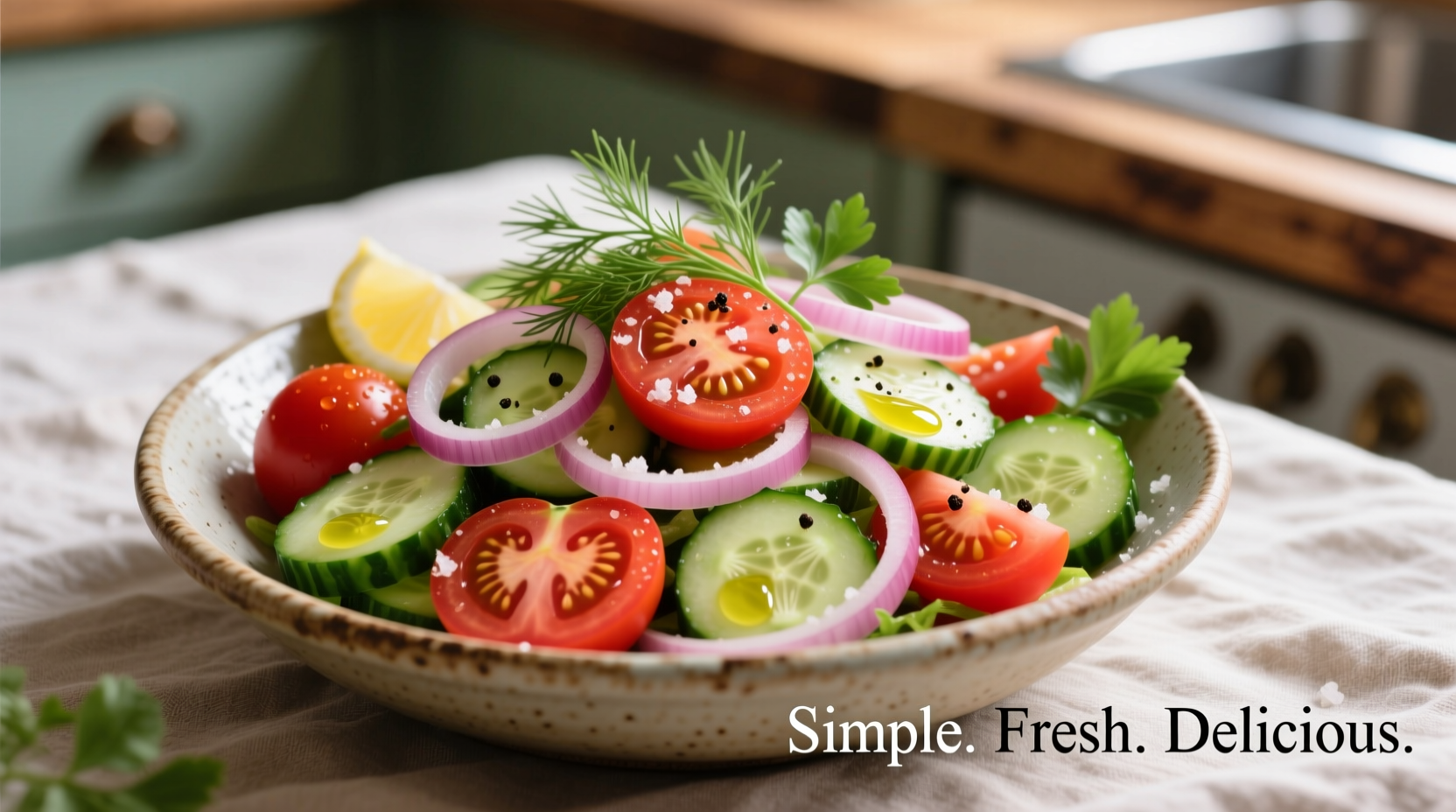 Perfect Tomato Cucumber Onion Salad Recipe in 15 Minutes