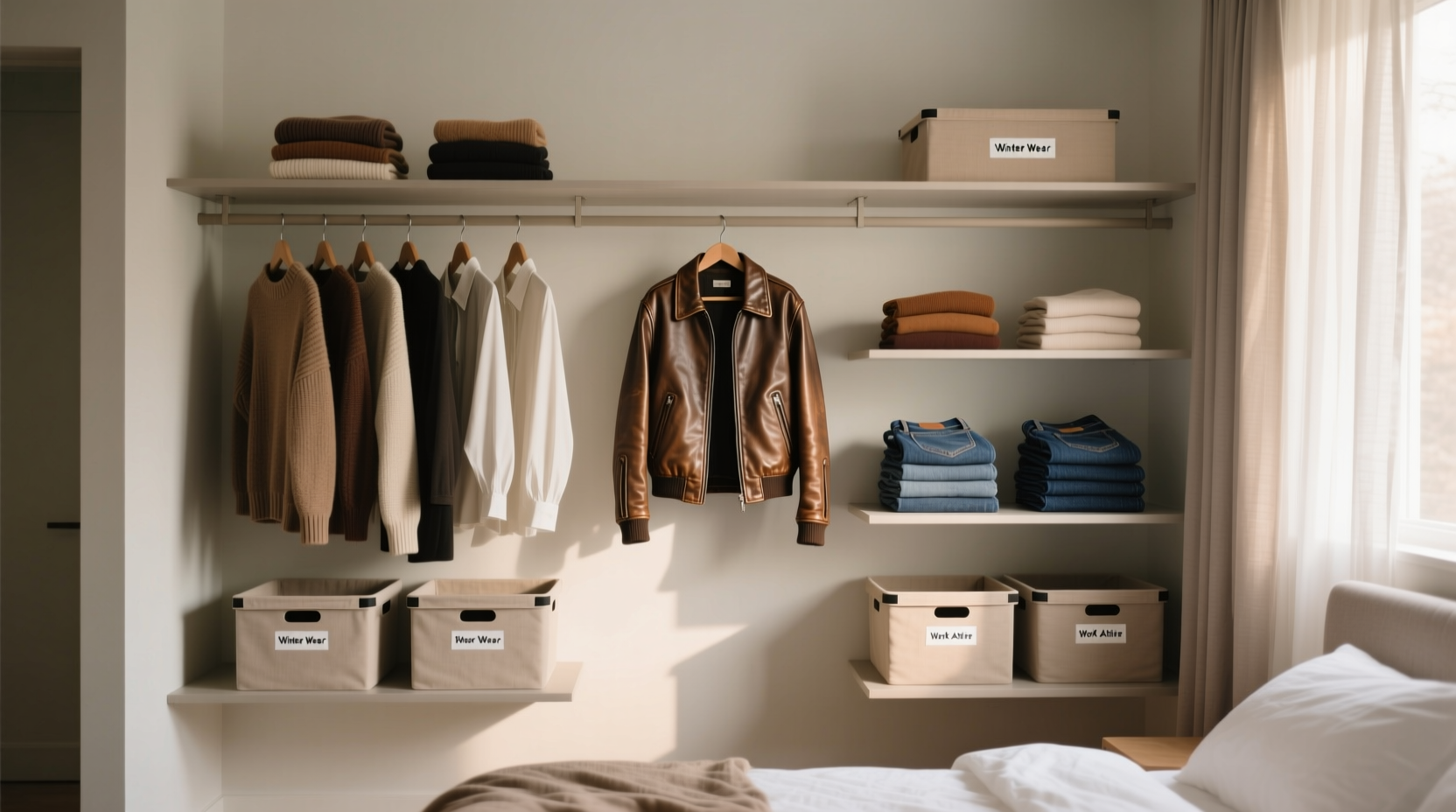 closet organization tips skip the sensor