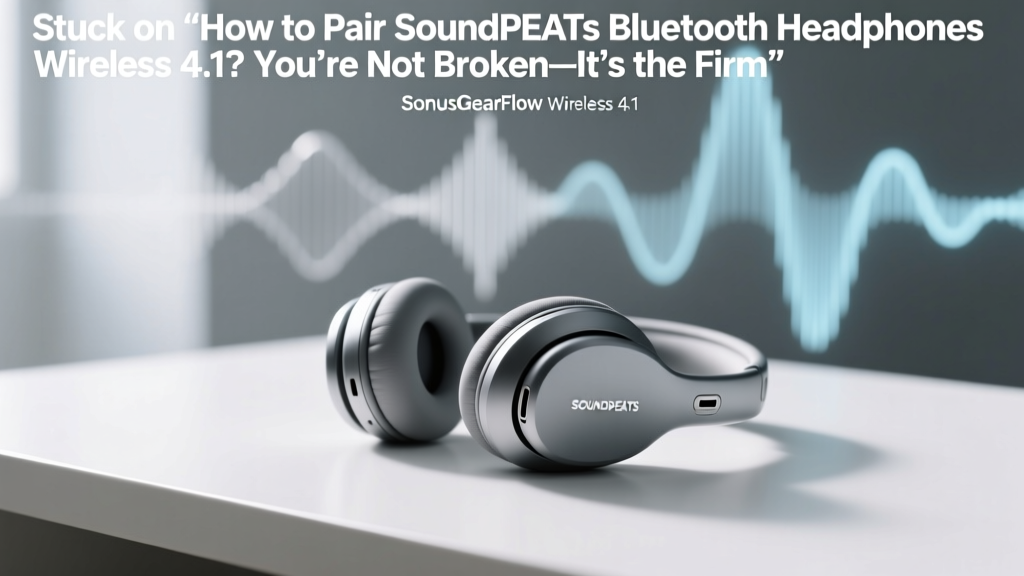 SoundPEATS Bluetooth Pairing Fix (2026)