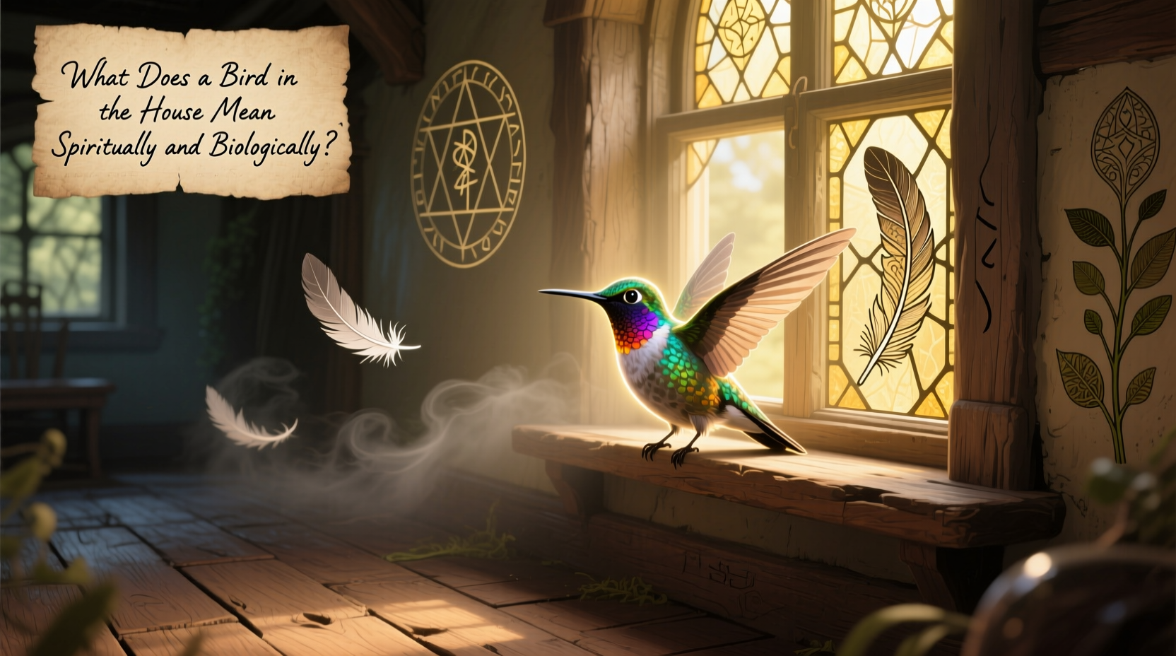 what does a bird in the house mean