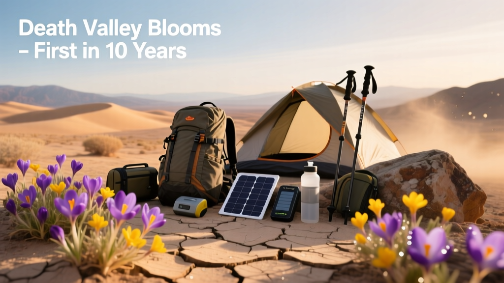 Death Valley Blooms For The First Time In A Decade: A Rare Superbloom Unfolds Across the Hottest, Driest Place in North America