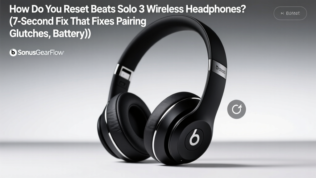 Reset Beats Solo 3 Wireless Headphones (2026)