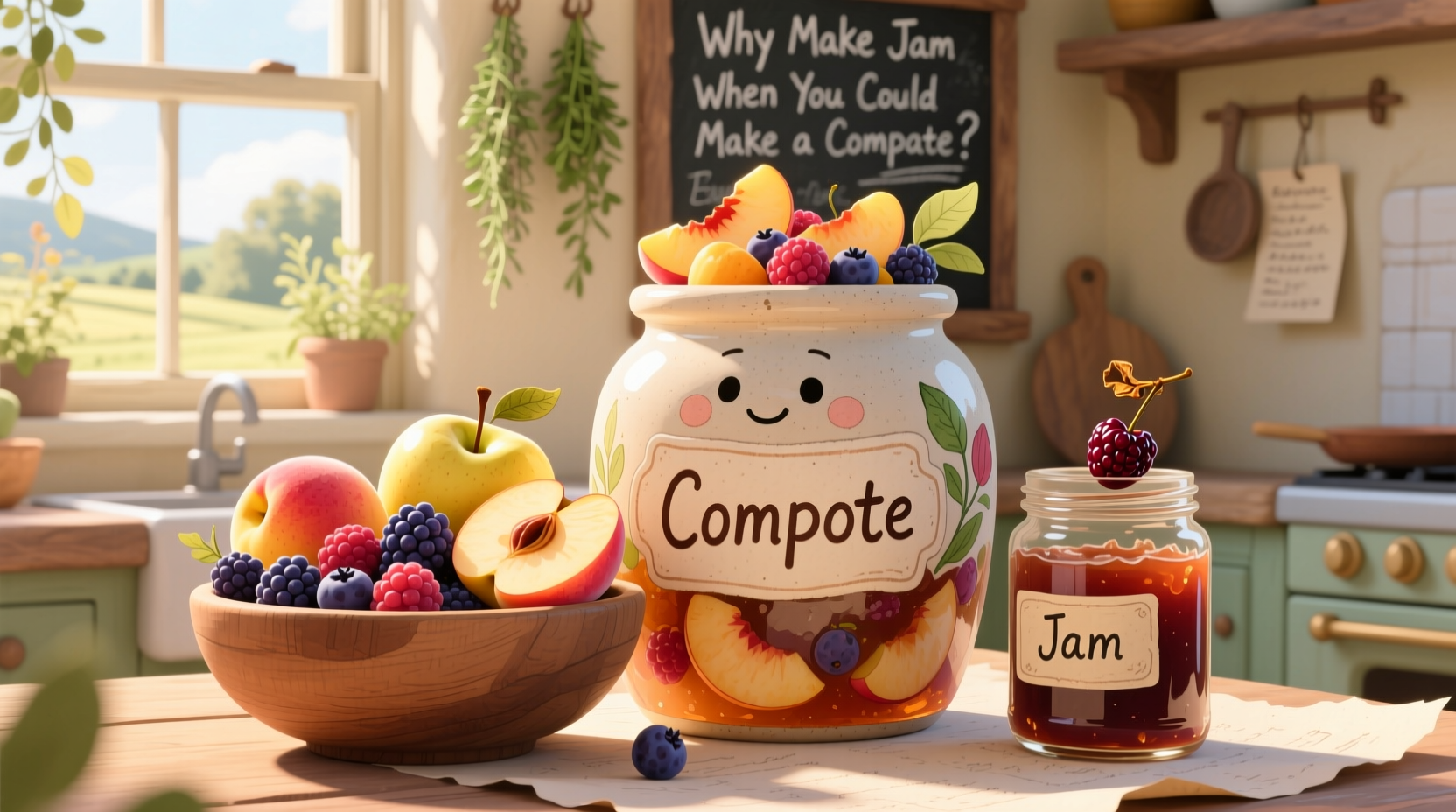 why make jam when you could make a compote
