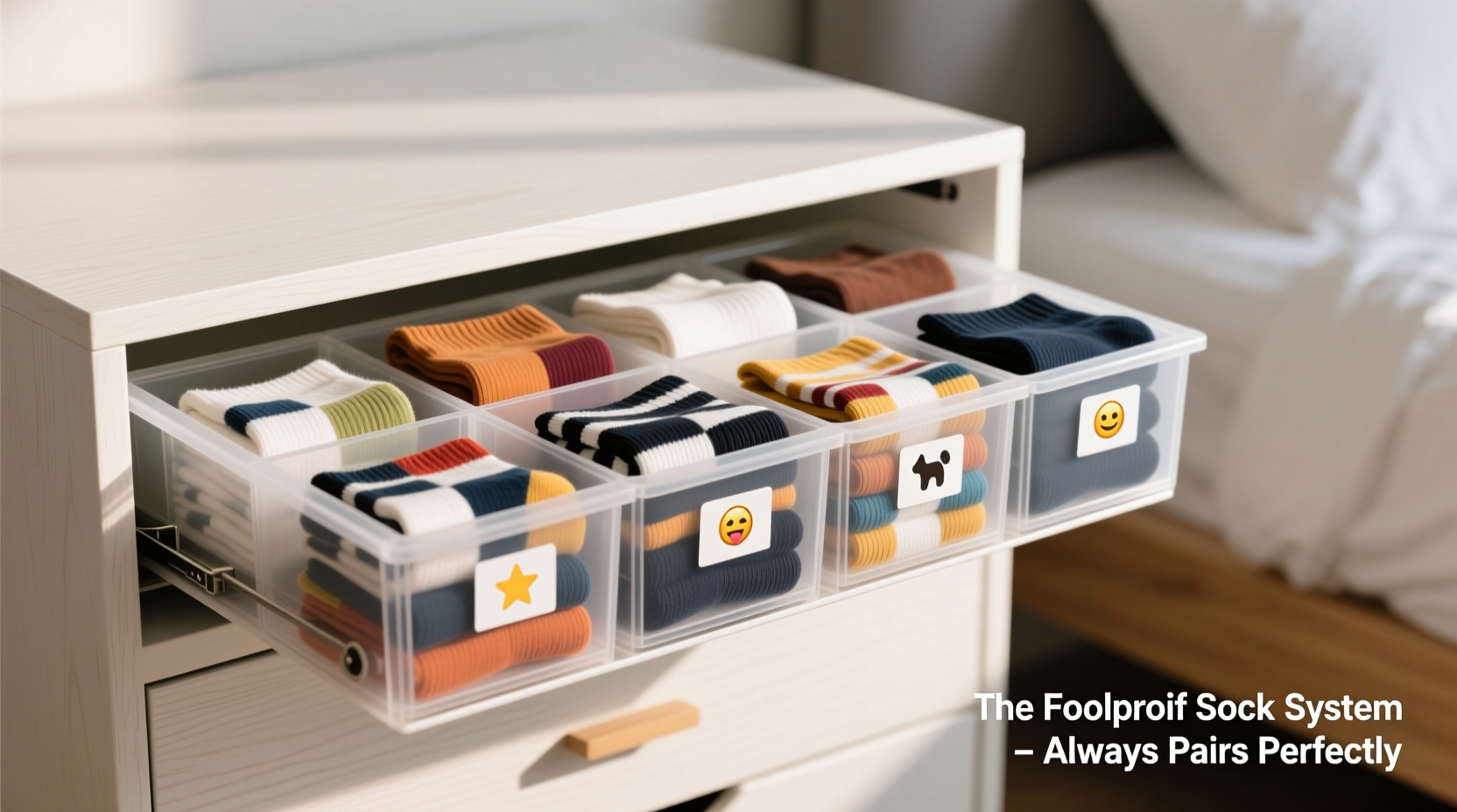 how to pair socks easily after laundry with a foolproof system