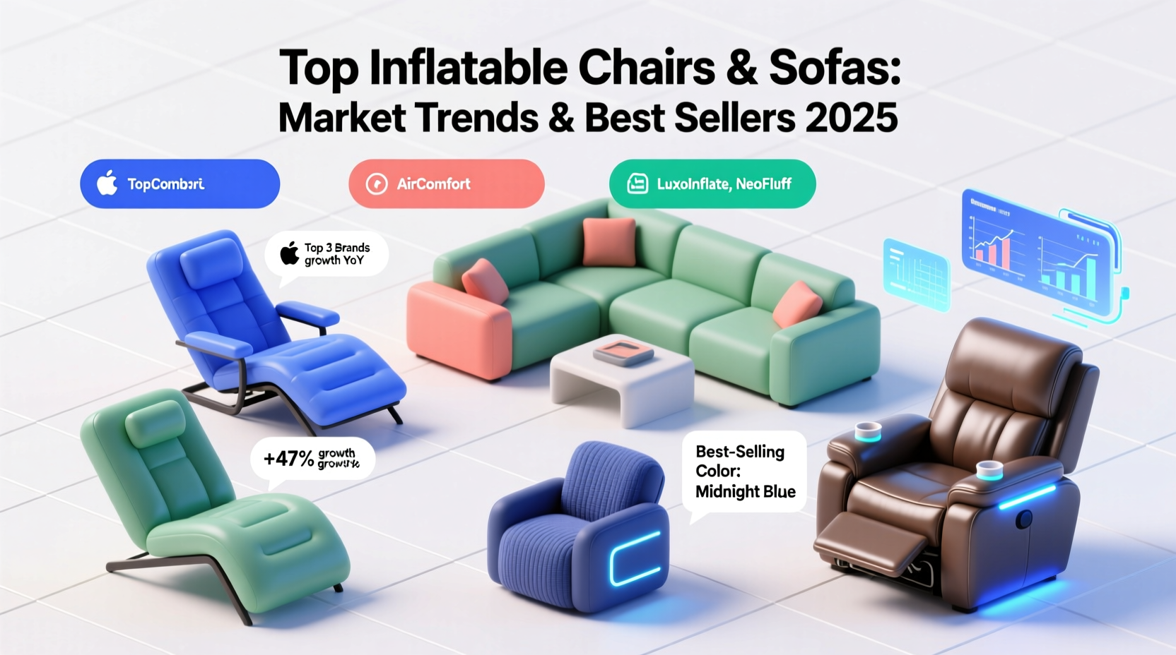 best selling inflatable chairs and sofas