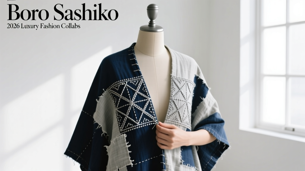 Japanese Boro and Sashiko in 2026 Global Fashion Collabs