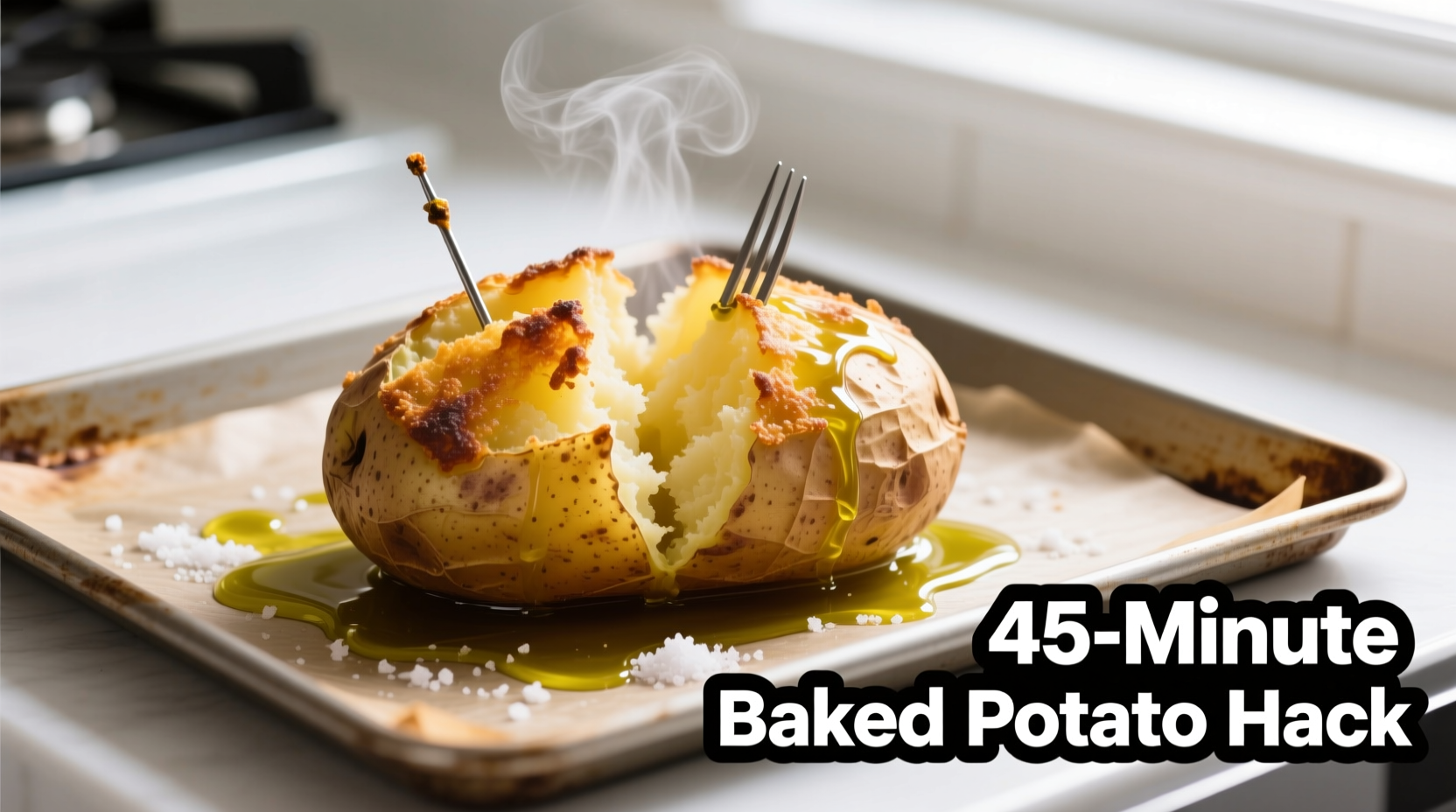 Fast Baked Potatoes: Oven Method Ready in 45 Minutes