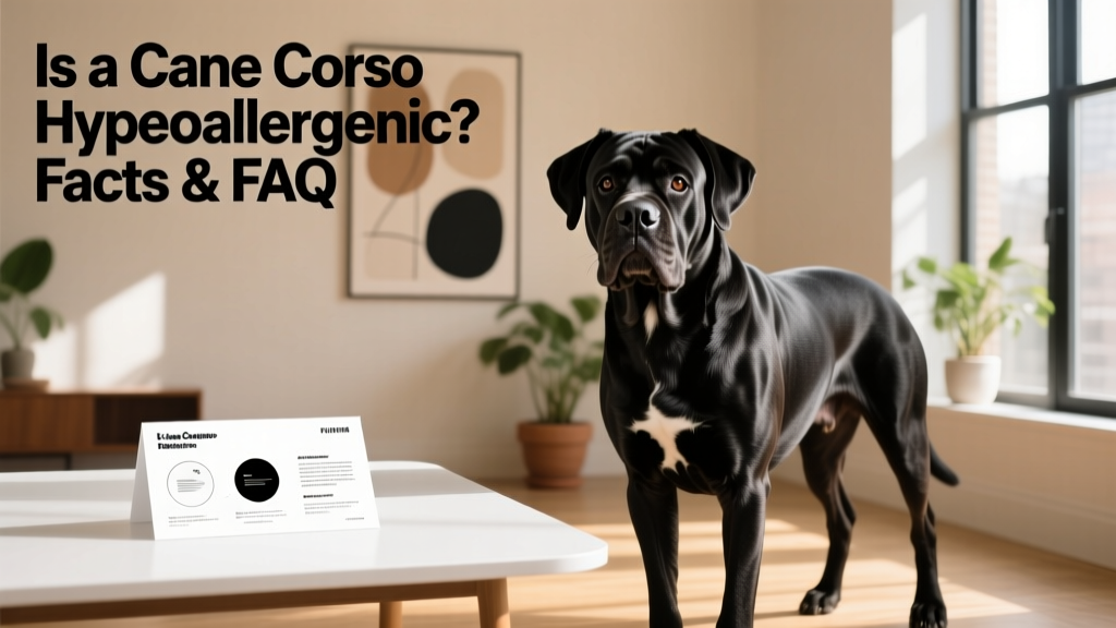 Is a Cane Corso Hypoallergenic? Facts & FAQ