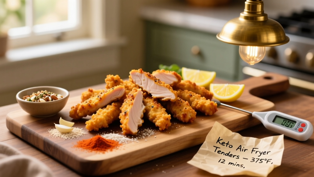 Keto Air Fried Chicken Tenders: Crispy, Low-Carb & Foolproof