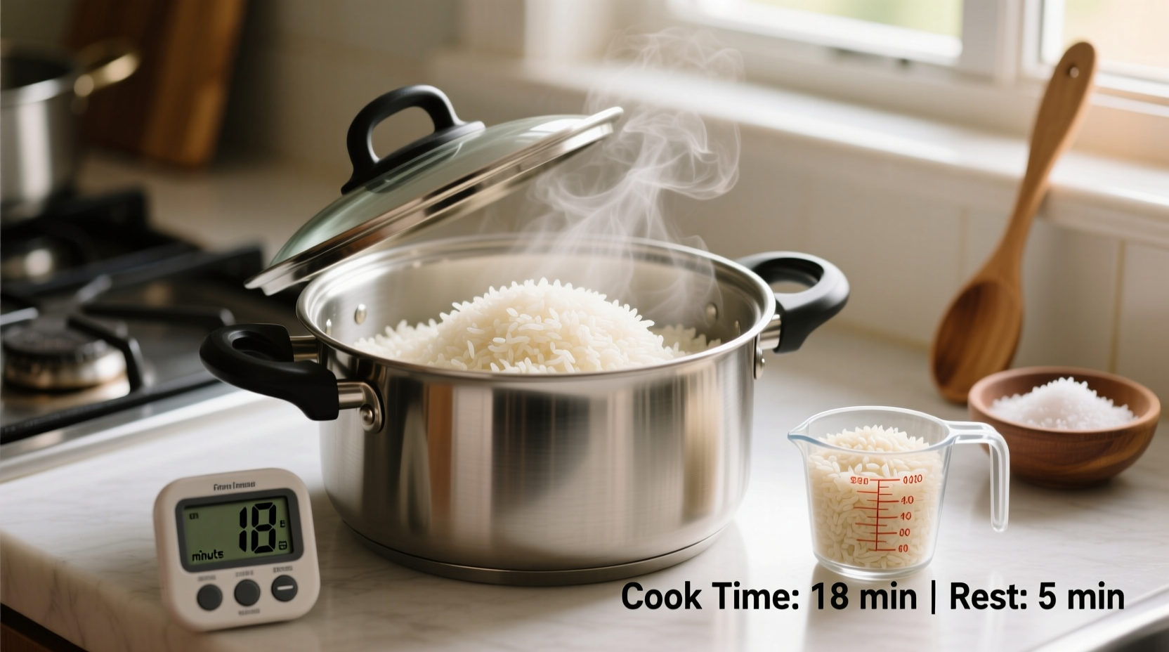 how long to cook rice for