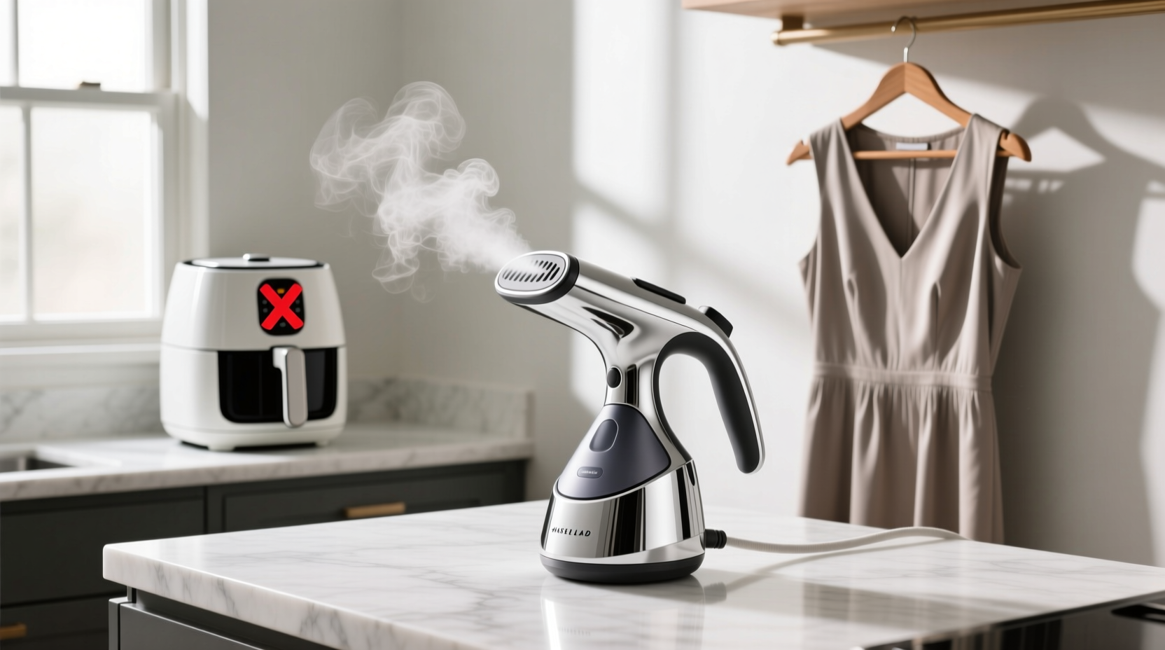 garment steamer vs air fryer for wrinkles
