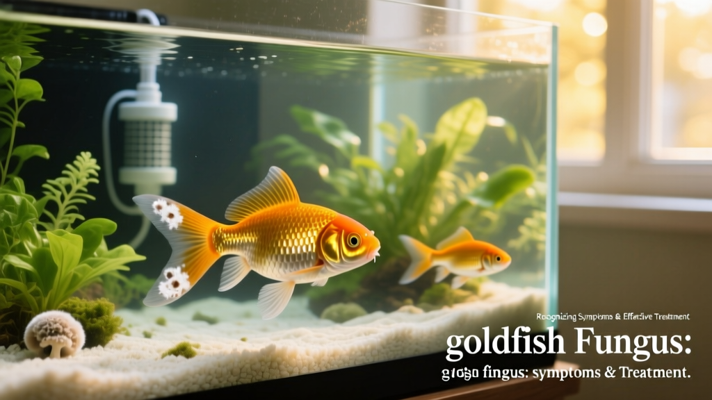 Aquarium setup with clean substrate, live plants, and a functioning filter—demonstrating ideal goldfish habitat conditions