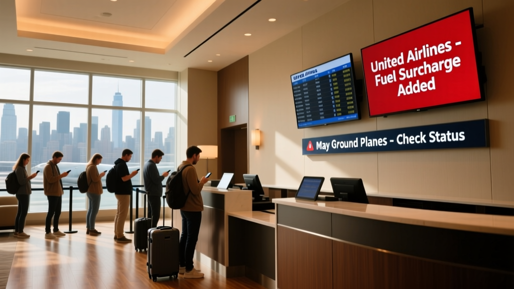 United Airlines Introduces Fuel Surcharge Amid Fleet Groundings and Operational Strain