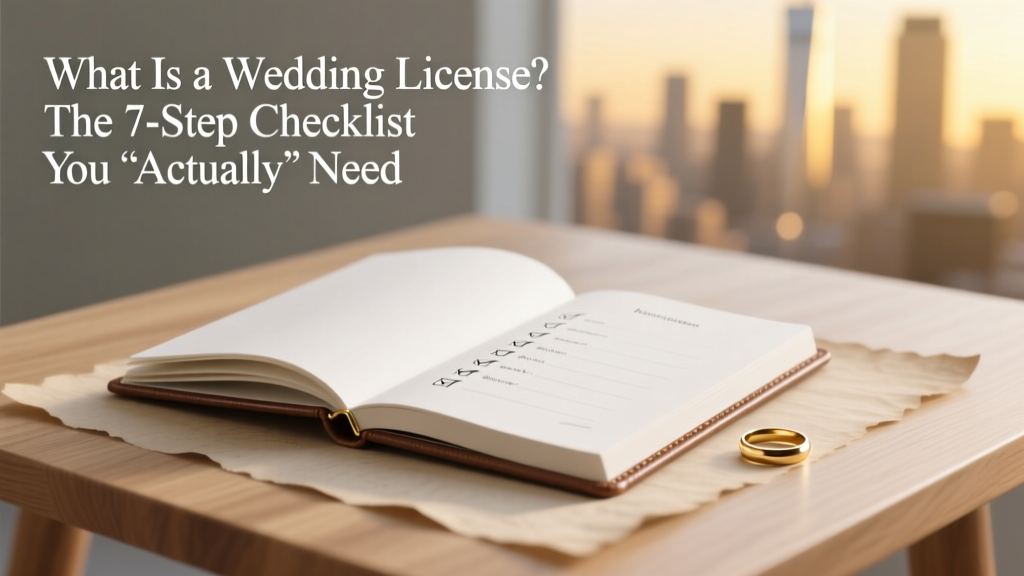 Wedding License Checklist: 7 Steps to Avoid Rejection (2026)
