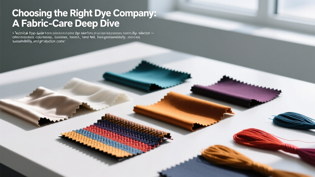 Choosing the Right Dye Company: A Fabric-Care Deep Dive