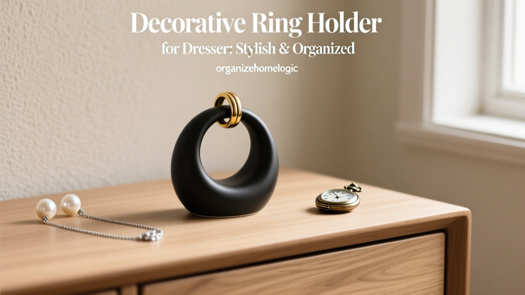 Decorative Ring Holder for Dresser: Stylish & Organized