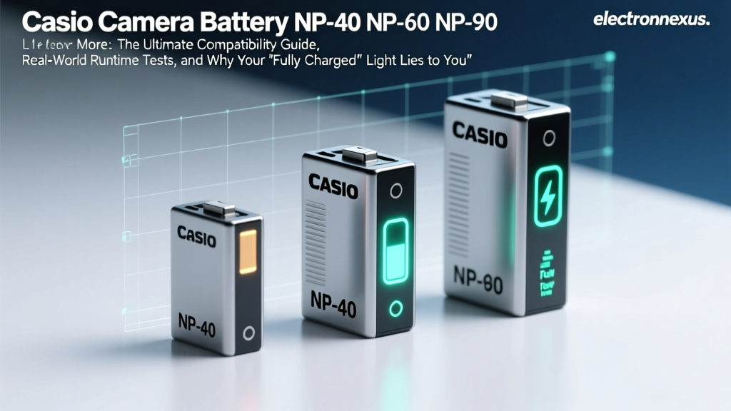 Casio Camera Battery NP-40 NP-60 NP-90 More: The Ultimate Compatibility Guide, Real-World Runtime Tests, and Why Your 'Fully Charged' Light Lies to You
