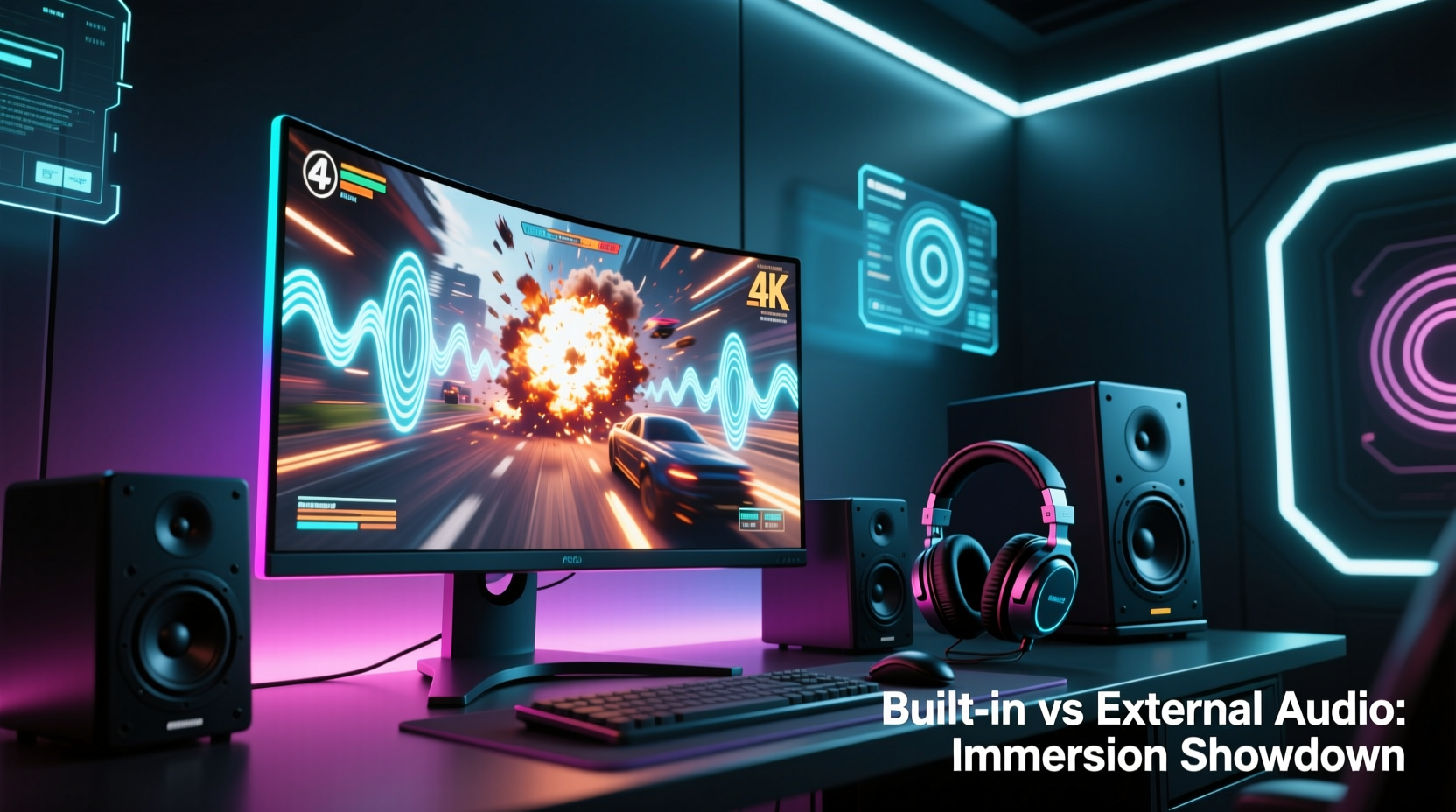 Gaming Monitors With Built In Speakers Vs External Audio Setups Which ...