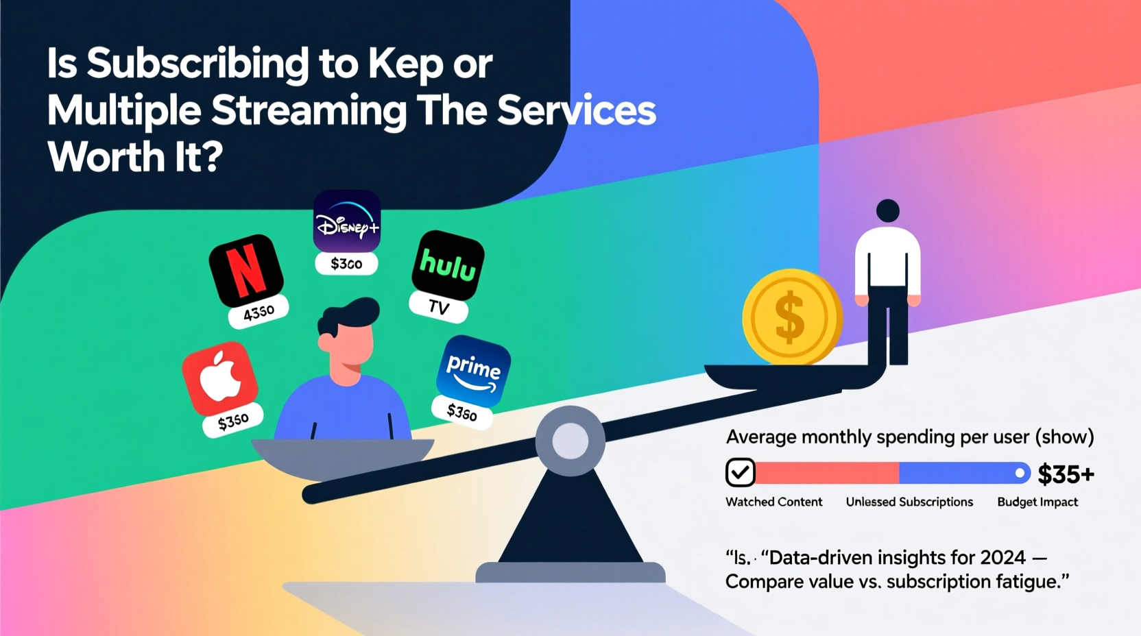 is subscribing to multiple streaming services worth it or time to cut back