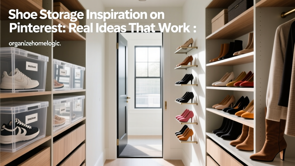 Shoe Storage Inspiration on Pinterest: Real Ideas That Work