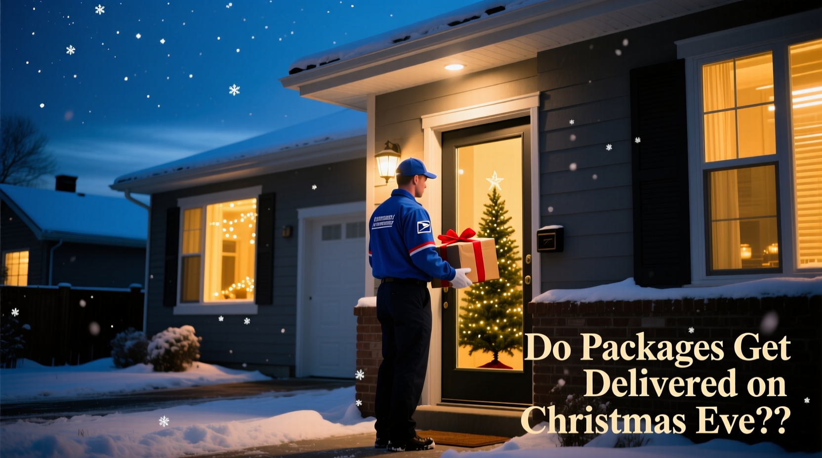 do packages get delivered on christmas eve
