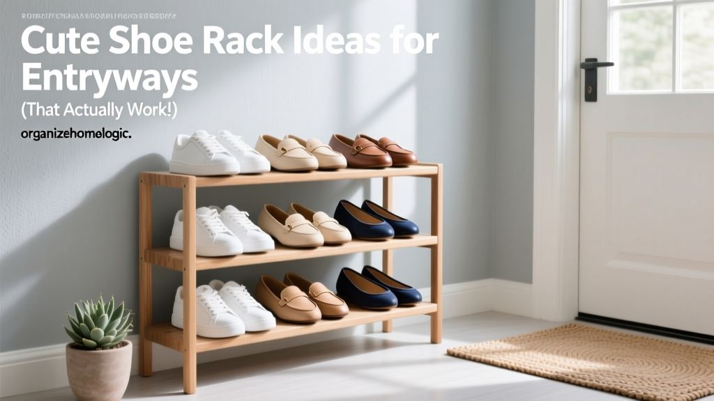 Cute Shoe Rack Ideas for Entryways (That Actually Work!)