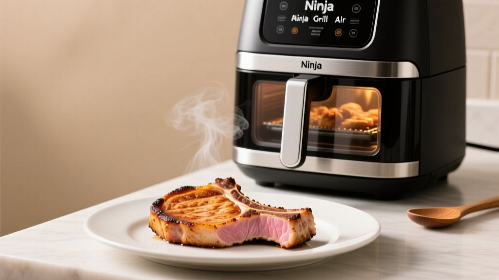 Perfect Pork Chops in a Ninja Grill Air Fryer