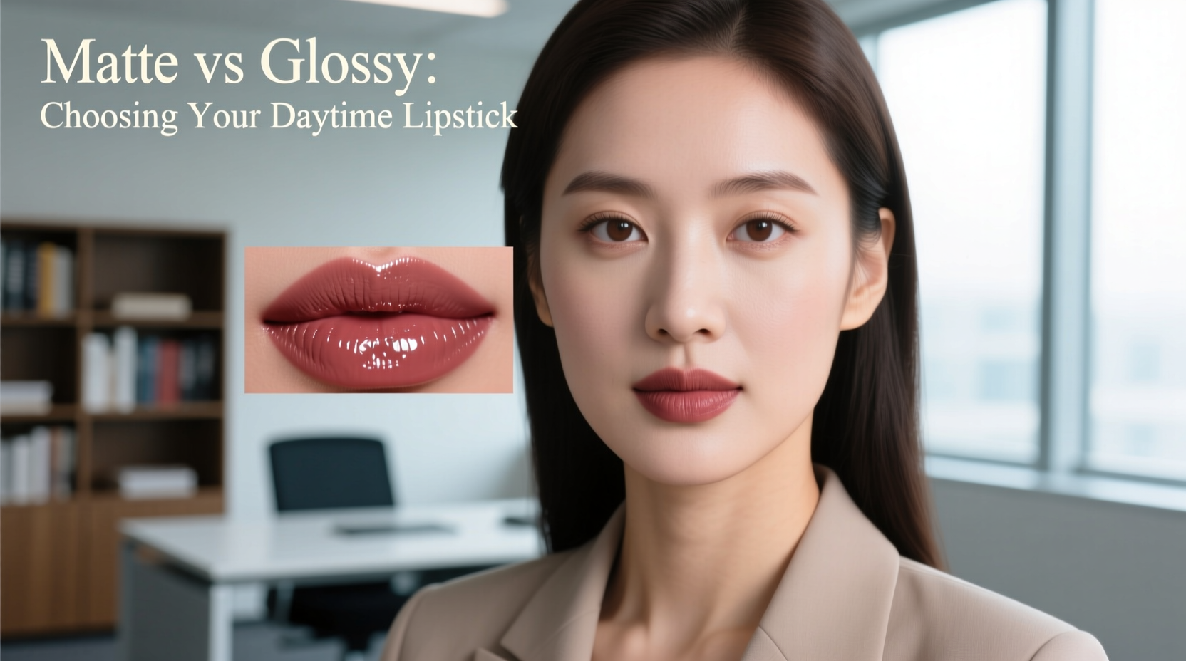 how to choose between matte and glossy lipsticks for daytime professionalism