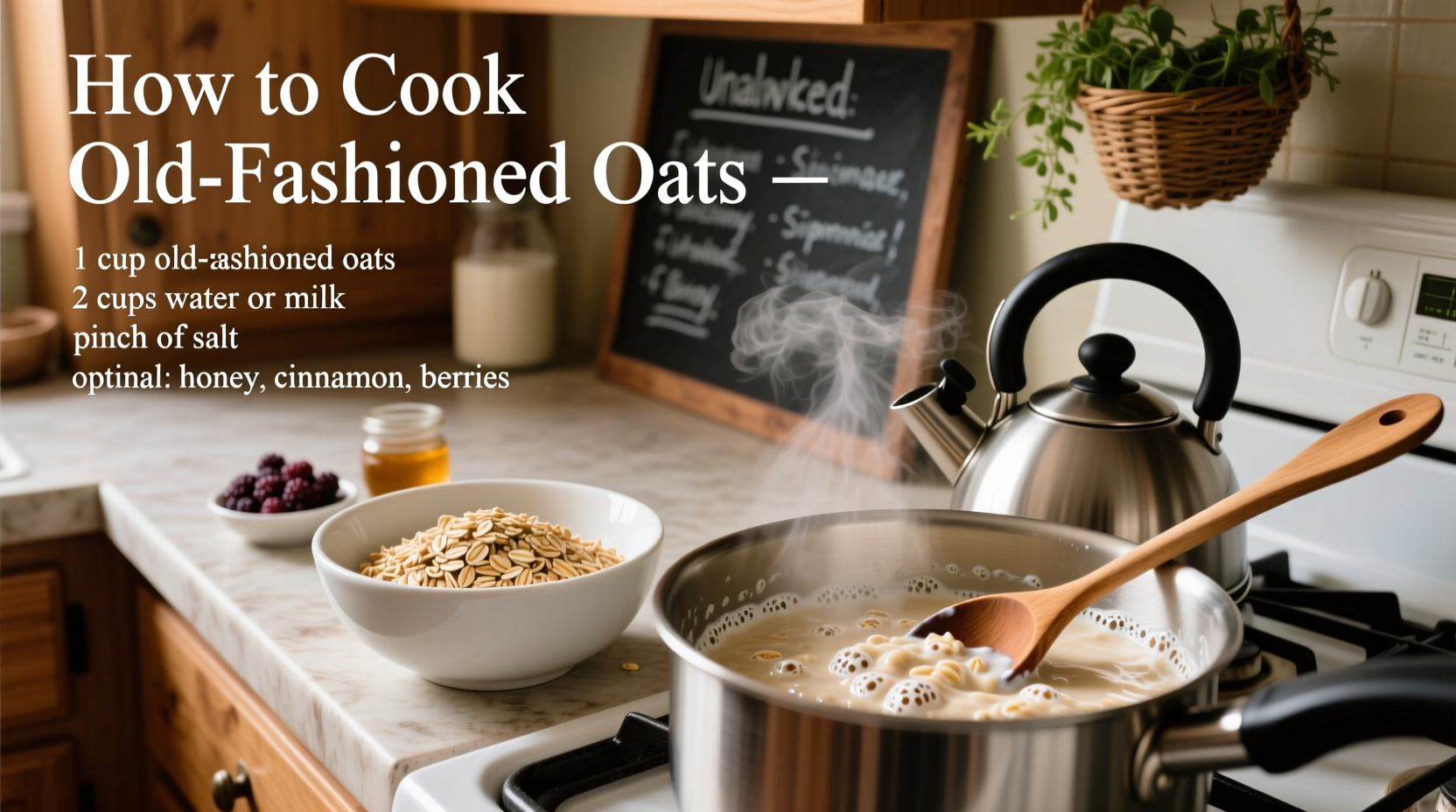 how to cook old fashioned oats