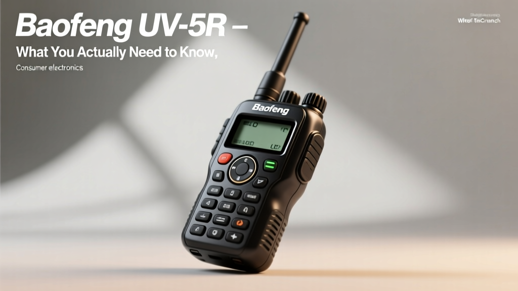Baofeng UV-5R H: Range, Legality & Real-World Performance