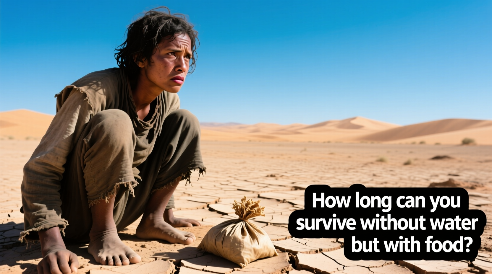 Survival Without Water: How Long With Food? (3-5 Days)