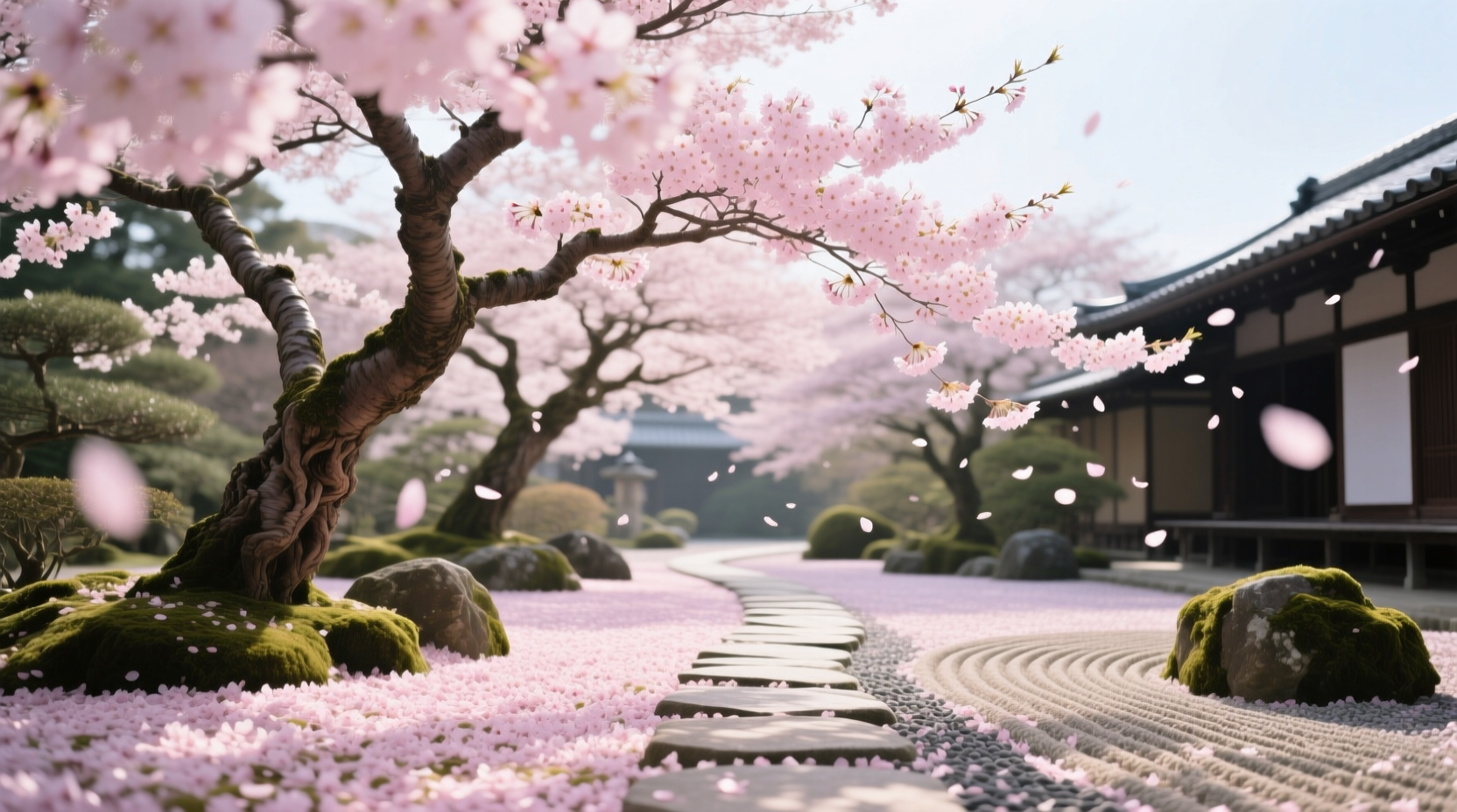 kwanzan cherry trees