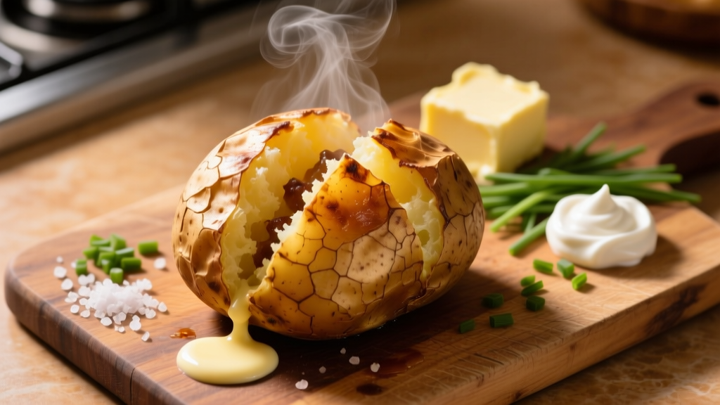 Reheat Baked Potatoes in Air Fryer (Crispy & Fluffy!)