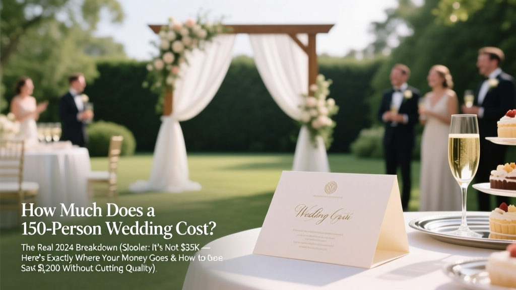 150-Person Wedding Cost in 2026: Real Breakdown