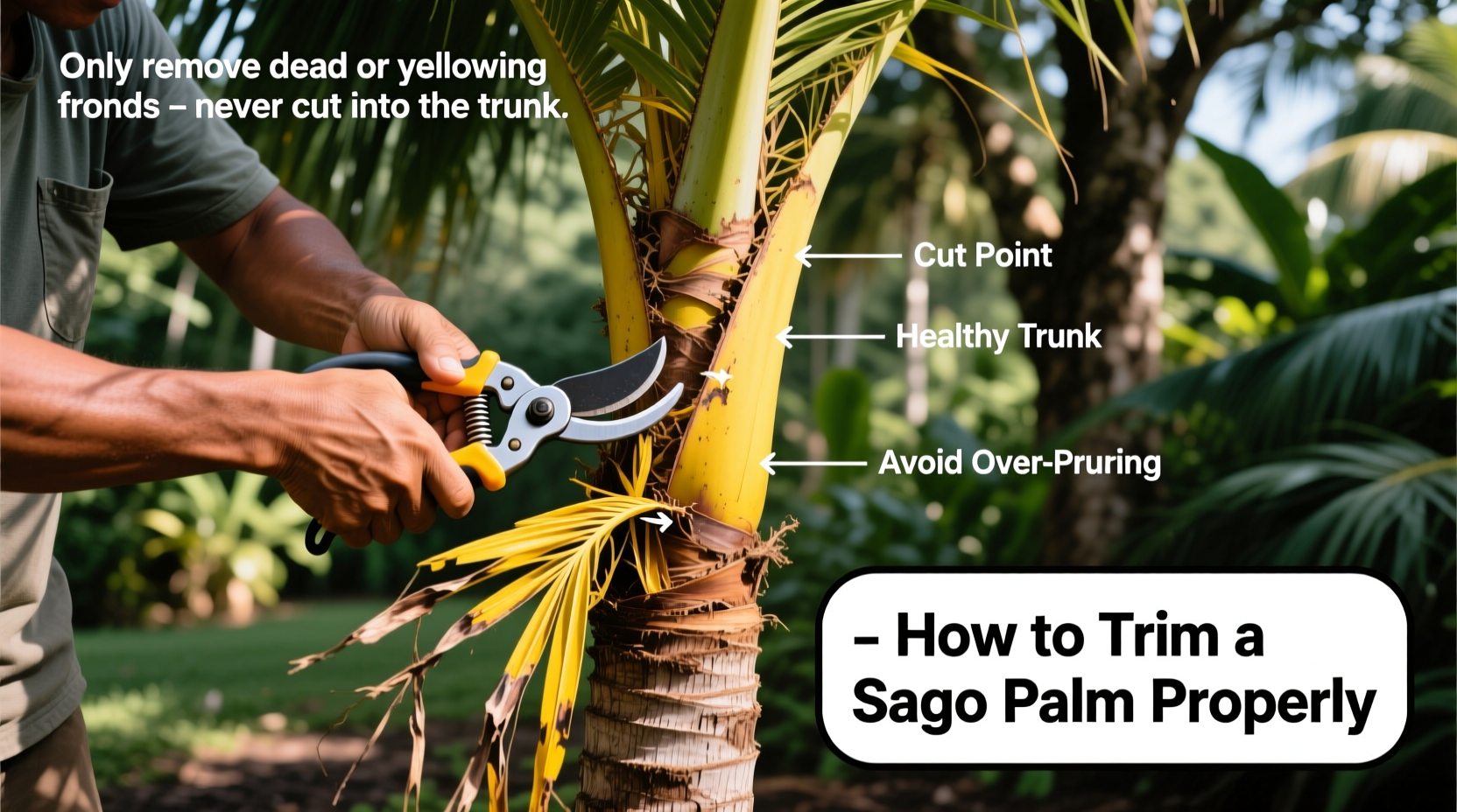 Trim Sago Palms: 5 Steps to Healthy Growth | TheHomeSprouts