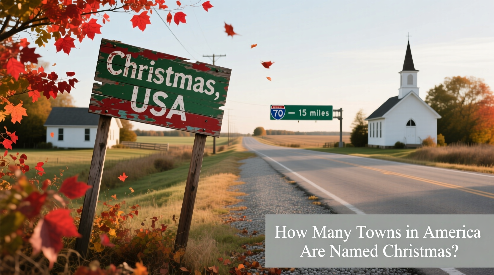 how many towns in america are named christmas
