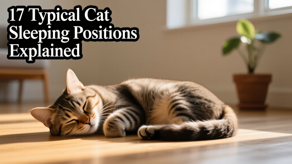 A cat curled on its side with one or both front paws draped over its eyes