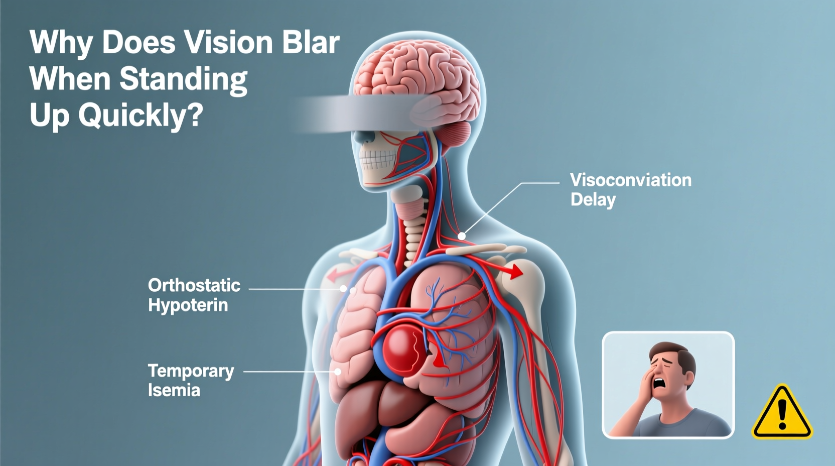 why does my vision blur when standing up quickly causes and when to worry