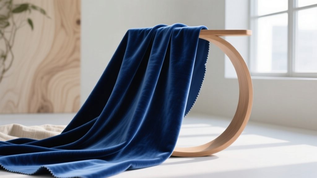 Blue Cotton Velvet Fabric: A Designer’s Guide