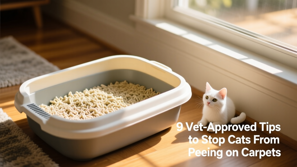 Close-up of a clean, empty litter box with fresh clumping litter