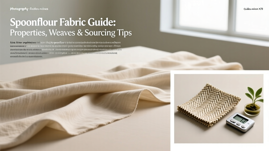 Spoonflour Fabric Guide: Properties, Weaves & Sourcing Tips