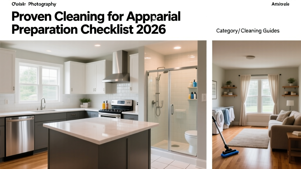 Proven Cleaning for Appraisal Preparation Checklist 2026