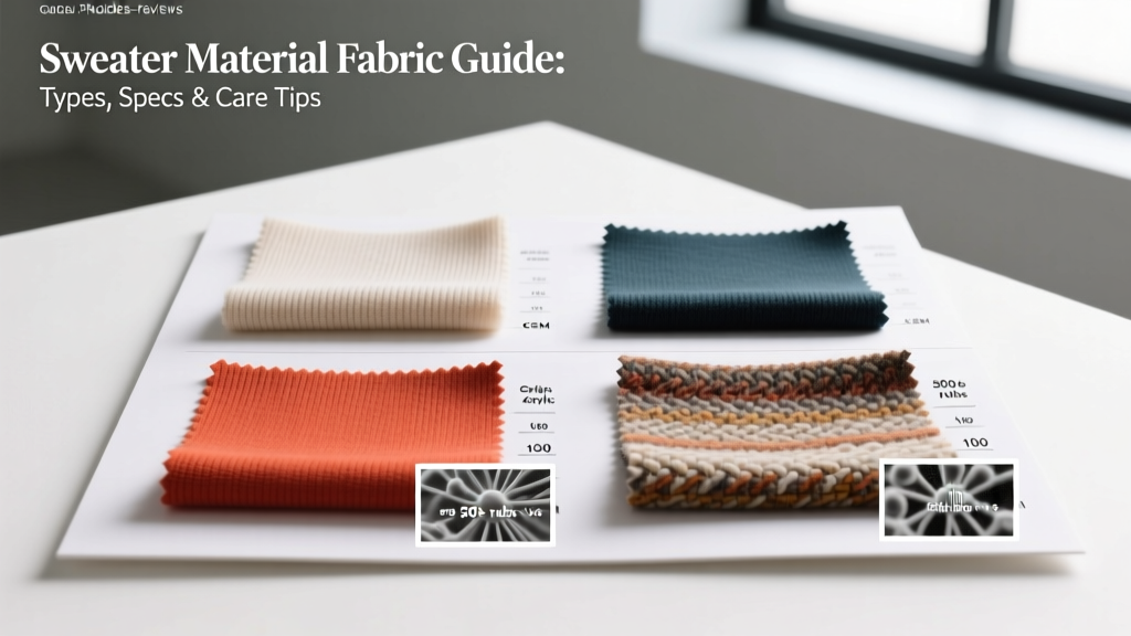 Sweater Material Fabric Guide: Types, Specs & Care Tips